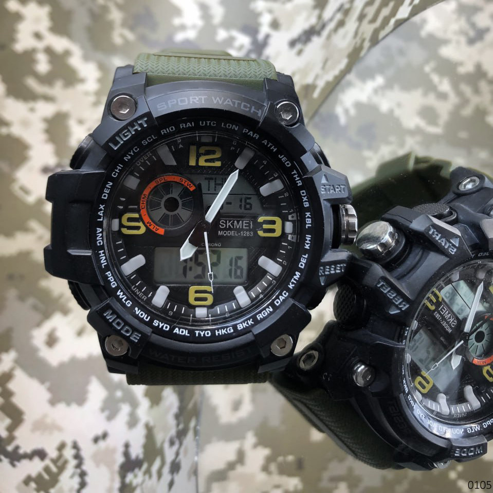 Skmei 1283 Black-Military Wristband. Київ - фото 4