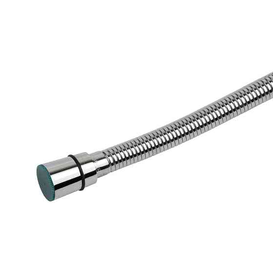 Шланг для душу 1/2" SS хромований розтяжний з підшипником 150-210см AQUATICA XB-6153 (9792010) Рівне