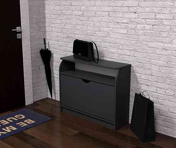 Тумба для обуви №3, Антрацит, 800/250/650 Львов