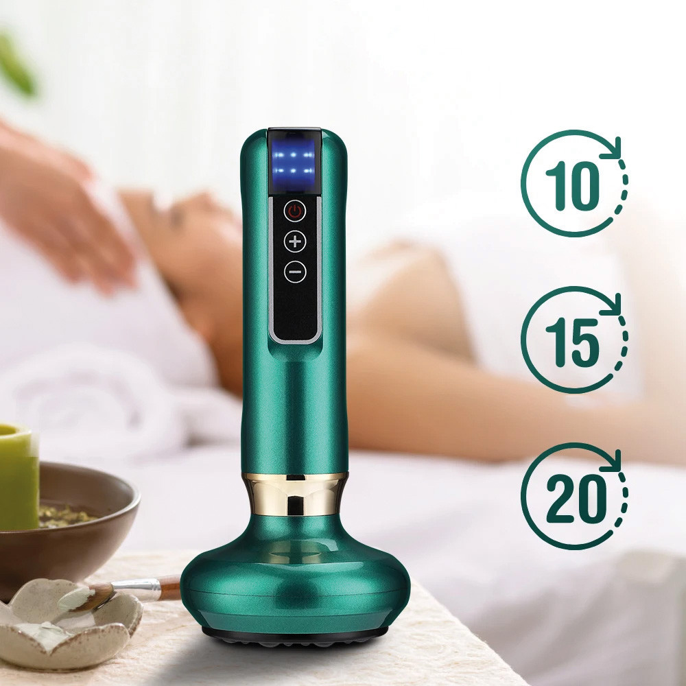 Вакуумний масажер з USB,6 режимів,Зелений SBR Київ - фото 5