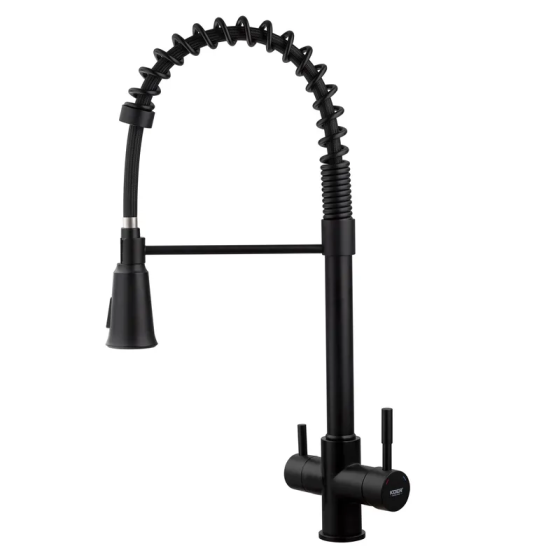 Кухонний змішувач Koer KB-72025-05 з виходом для питної води та пружинним виливом (KR5015) Харків