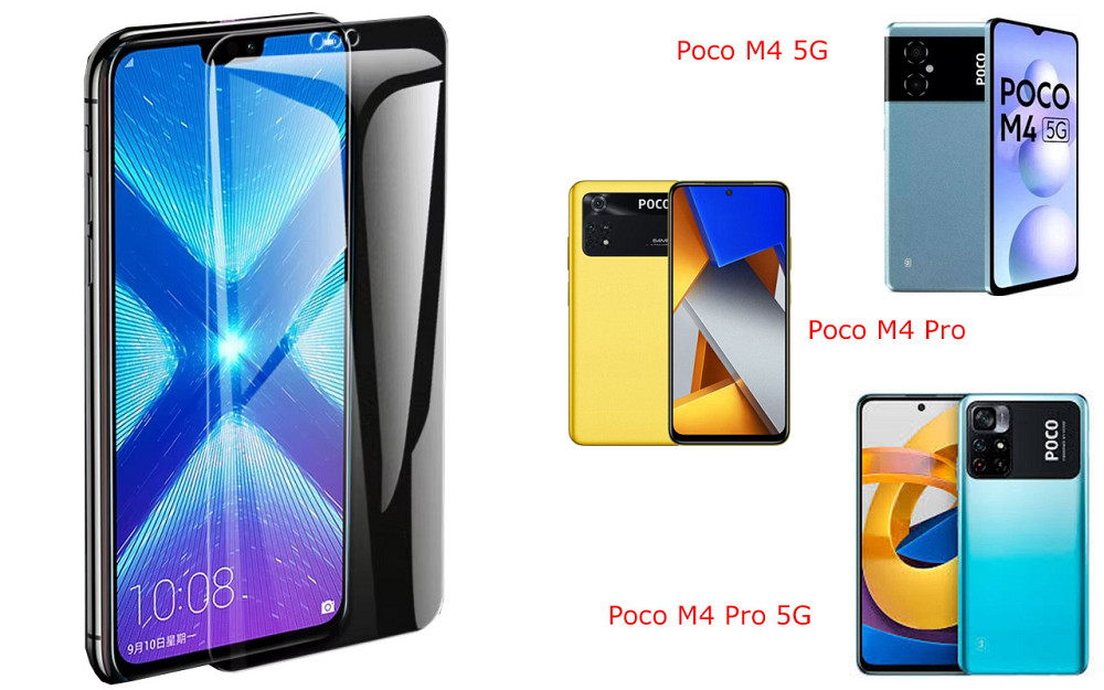 Защитное стекло NeoGlass для Poco M4 5G, Poco M4 Pro, Poco M4 Pro 5G – ультрапрозрачное и устойчивое Киев - изображение 2