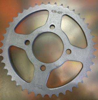 Зірка задня мотоцикл Вайпер 125-200 428*42 Мукачево - фото 1