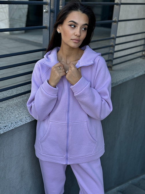 Жіночий теплий костюм на флісі Бузковий 42/44 Харків - фото 9