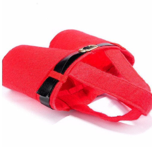 Декор для новорічного столу Штани Діда Мороза 210 на 145 мм різнобарвний Київ - фото 3