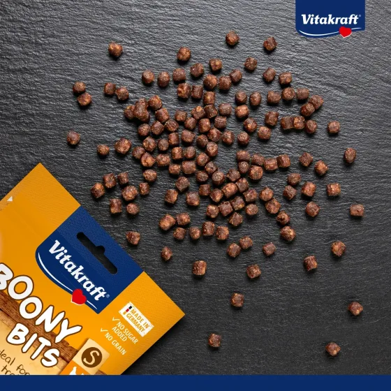 Мясные шарики для собак Витакрафт Vitakraft Boony Bits S лакомство с птицей для средних и малых пород, 55 г Винница