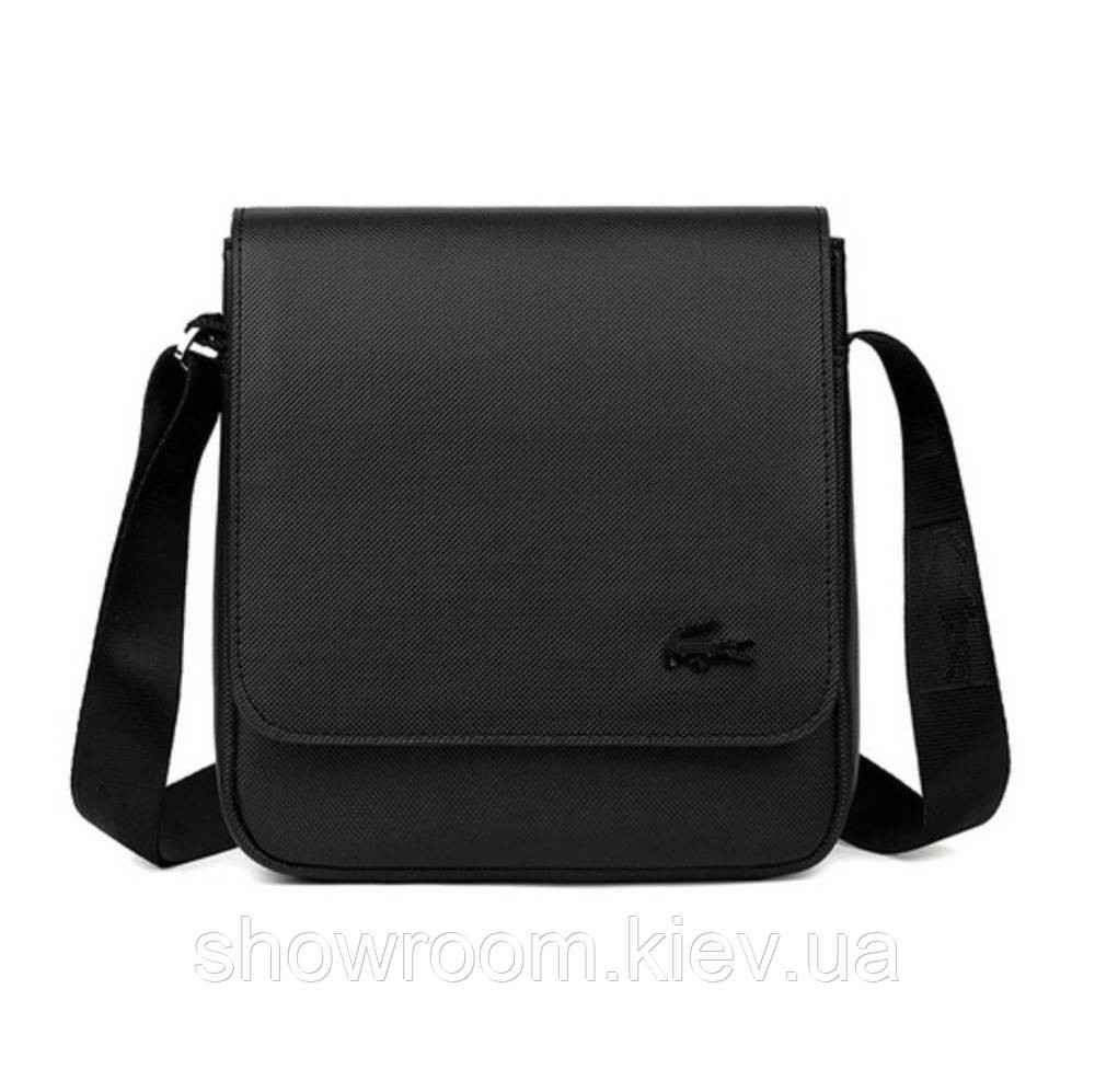 Мужская сумка Lacoste (2027) черная Киев - изображение 6