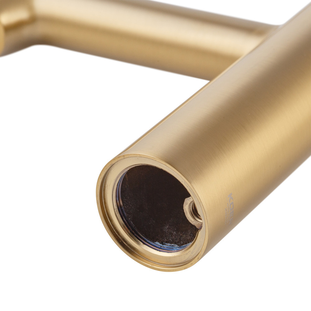 Смеситель для умывальника Koer KB-10029-12 матовое золото KR5501 Харьков - изображение 8