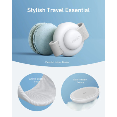 Зарядний пристрій Anker MagGo Wireless Charging Pad 15W 3-in-1 Foldable White (B25M8H21) Вінниця - фото 6