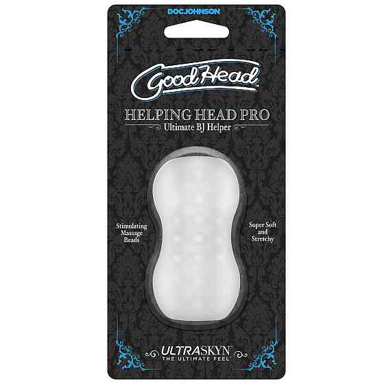 Мастурбатор Doc Johnson GoodHead – Helping Head Pro – Frost Sex Aura Київ