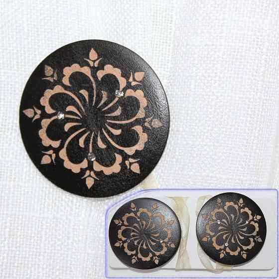 Магніти для штор і гардин (174м) Карпати набір 2 шт Венге (81-085) Київ