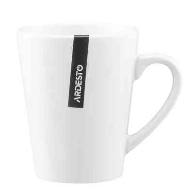 Чашка Ardesto Mario, 240мл, кераміка, білий (AR3480W) Вінниця