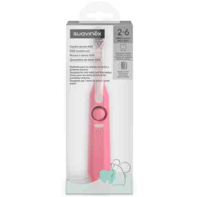 Детская зубная щетка Suavinex від 2 до 6 років, STAGE 2, рожева (403016) Винница
