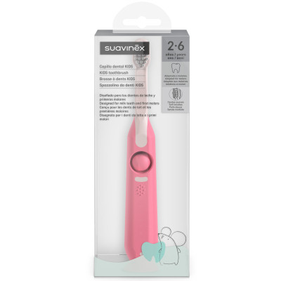 Дитяча зубна щітка Suavinex від 2 до 6 років, STAGE 2, рожева (403016) Вінниця - фото 4