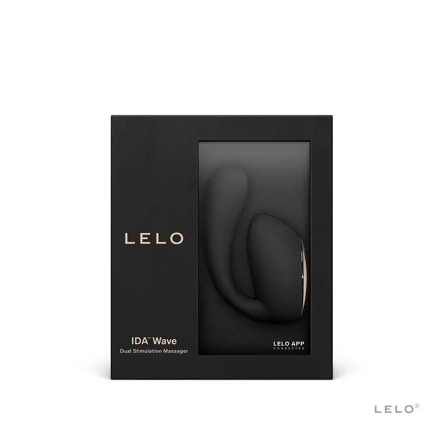 Смарт-вібратор LELO Ida Wave Black, вагінально-кліторальний, технологія WaveMotion, 2 мотори Львів - фото 7