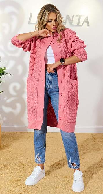 Кардиган мелкие косы (42-44) Киев - изображение 3