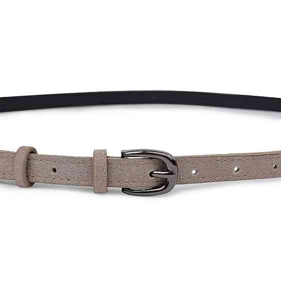 Женский замшевый ремень Vintage 20763 Серый Киев