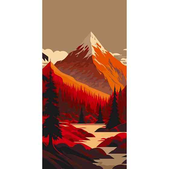 Картина за номерами "Перед сутінками" 11024-AC 40х80 см Вінниця