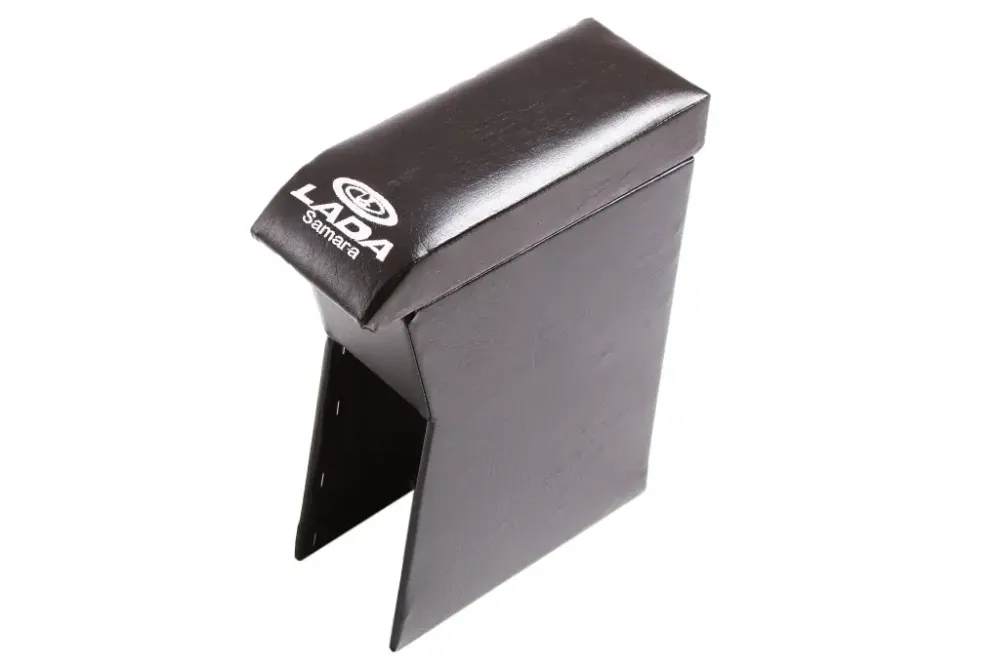 Подлокотник универс. (бар) 2115 АвтоКомфорт с вышивкой Lada Samara кожзам черный Винница - изображение 1