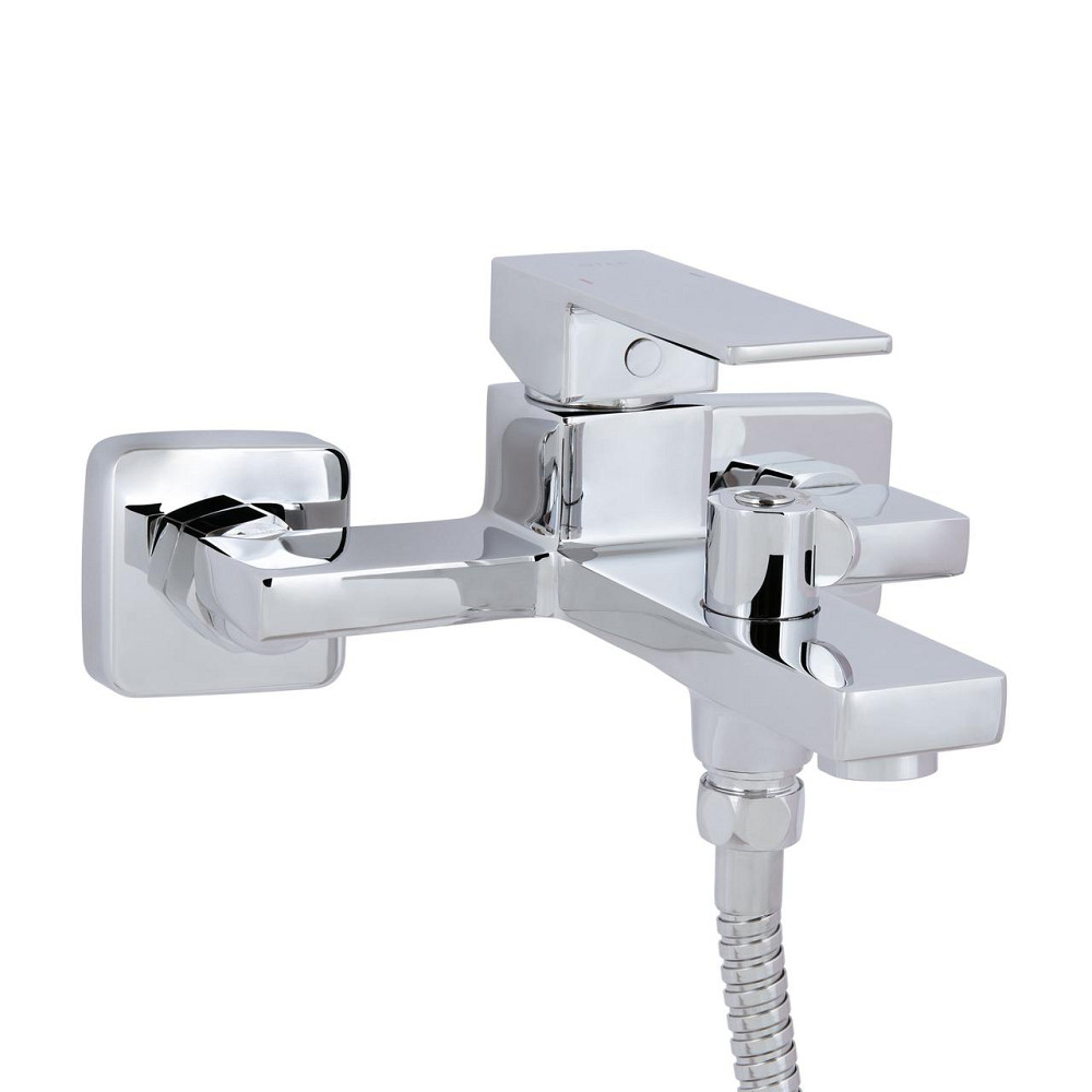 Змішувач для ванни Qtap Gemini (з душовим гарнітуром) QTGEM259CRM45681 Chrome Київ - фото 3