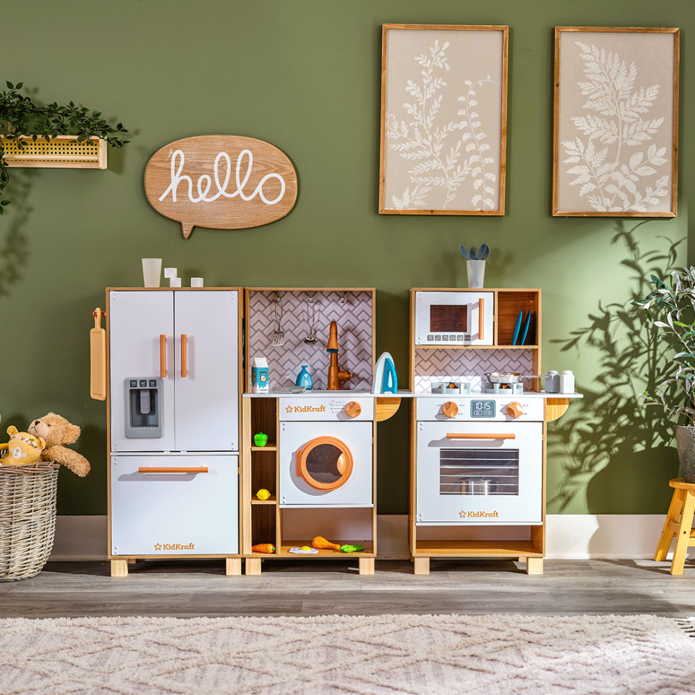 Дитяча дерев'яна ігрова кухня Avko Равенна Kidkraft звукові та світлові ефекти (40020372) для дітей Київ - фото 3