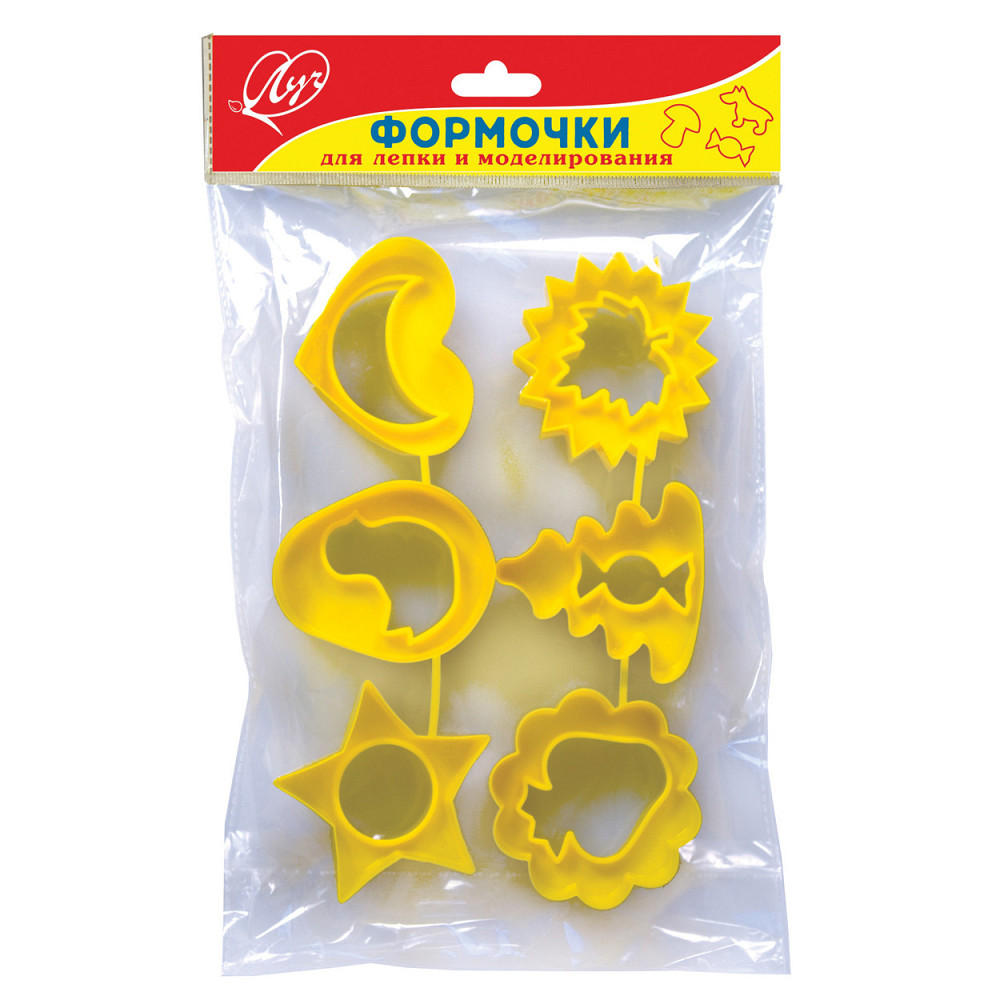 Набір формочок для пластиліну "Луч" 22С 1420-08 №2, шт Київ - фото 1