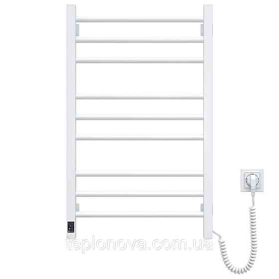 Полотенцесушитель Классик Квадро 500х800 Sensor правый с таймером, белый Черновцы
