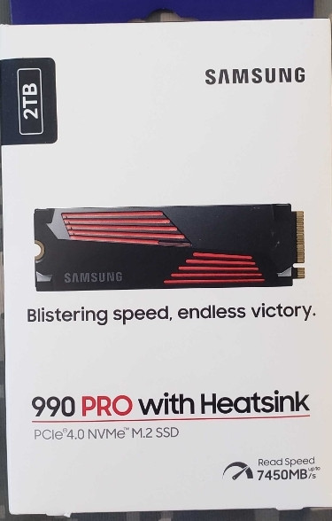 ОРИГИНАЛ!!! SSD Samsung 990 Pro with HEATSINK 2TB M.2 NVMe MZ-V9P2T0BW. Киев - изображение 8