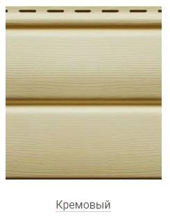 Сайдинг Блок-Хаус Кремовый 3400х230мм Днепр - изображение 1