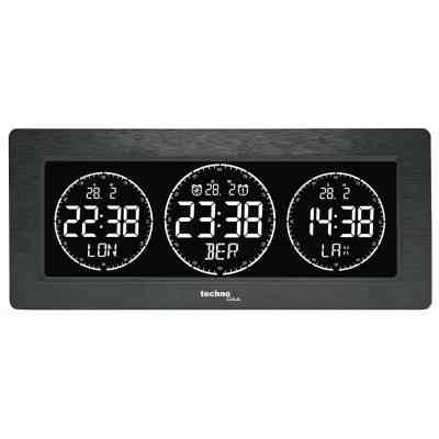 Настольные часы Technoline WT458 Black (DAS302480) Винница