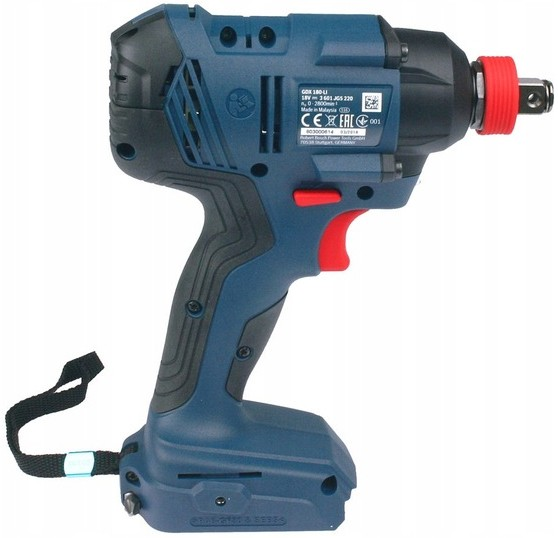 Профессиональный гайкокрут ударный аккумуляторный Bosch Professional GDX 180-LI: без АКБ, 180Нм Киев - изображение 6
