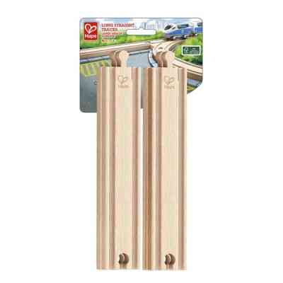 Залізниця Hape Набір для залізниці довгі прямі рейки 4 шт (E3779) Вінниця