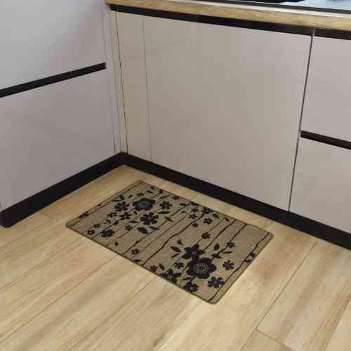 Килимок універсальний для підлоги льон Квіти 45*75см Дариана Житомир
