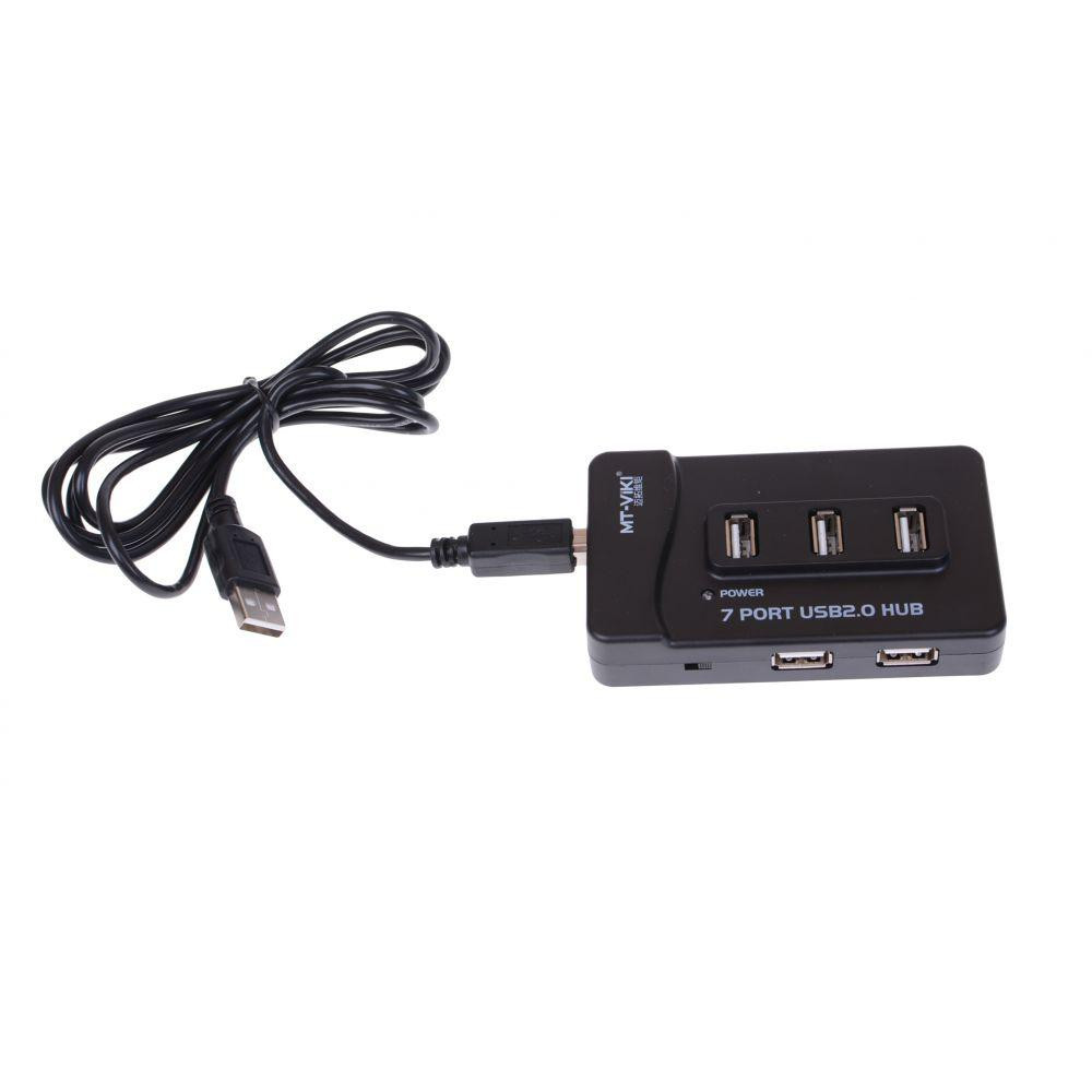 USB 2.0 хаб (концентратер адаптор) на 7 портів (MT-217) Полтава - фото 1