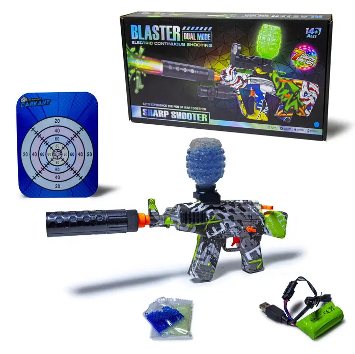 Автоматичний автомат на орбізах, на акумуляторі, кулі неонові - світяться у темряві, код 777-20Y Одеса - фото 1