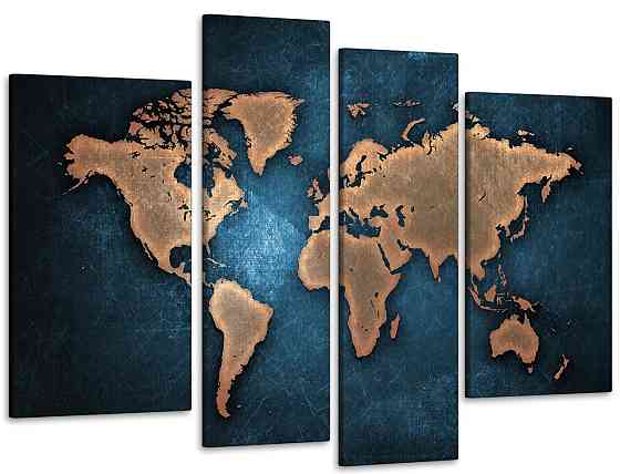 Модульна картина Карта Світу Art-99_4 Київ