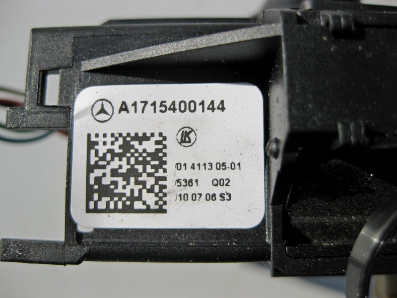 Mercedes-Benz  A1715400144 Підрульовий перемикач поворотів та склоочисника CLS C219 E-class W211 E-class S211 Одесса - изображение 4