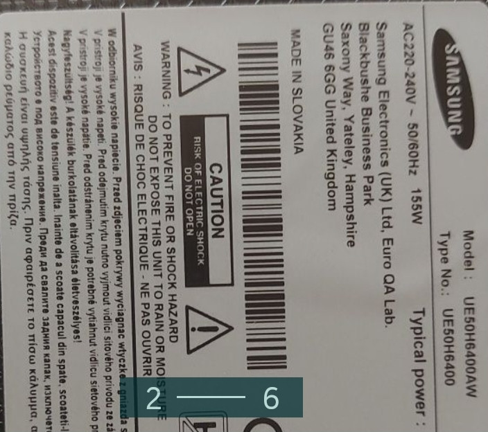 Телевізор SAMSUNG UE 50H6400 Київ - фото 5