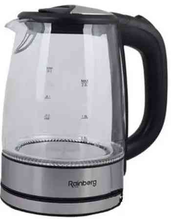 Стеклянный электрочайник с подсветкой Rainberg RB-703 чайник. Киев