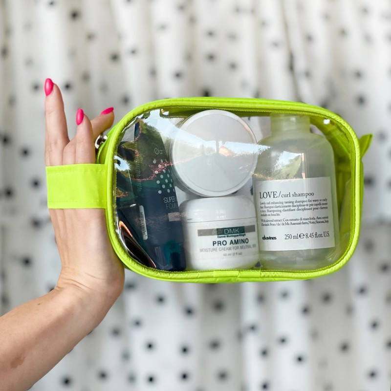 Прозрачная косметичка 19х13х5 см (Ярко-желтый) Сумы - изображение 1