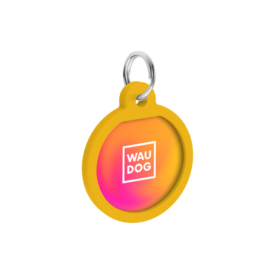 Адресник для собак и котов металлический WAUDOG Smart ID с QR паспортом, рисунок 