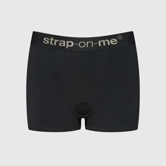 Шорты с фиксацией дилдо Strap-On-Me Harness Lingerie Allure - M - Black Львов