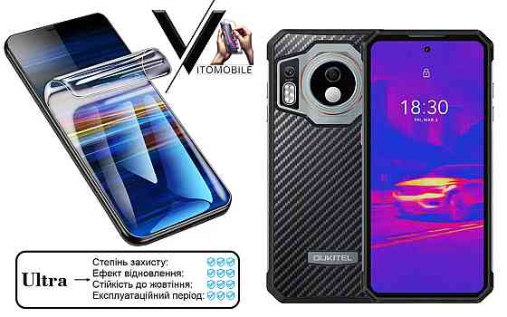 Поліуретанова плівка Ultra для Oukitel WP21 Ultra – мінімальна товщина, максимальний захист! Київ