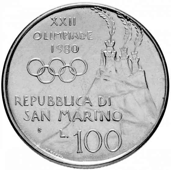 Сан-Маріно 100 лір, 1980 UNC Полтава