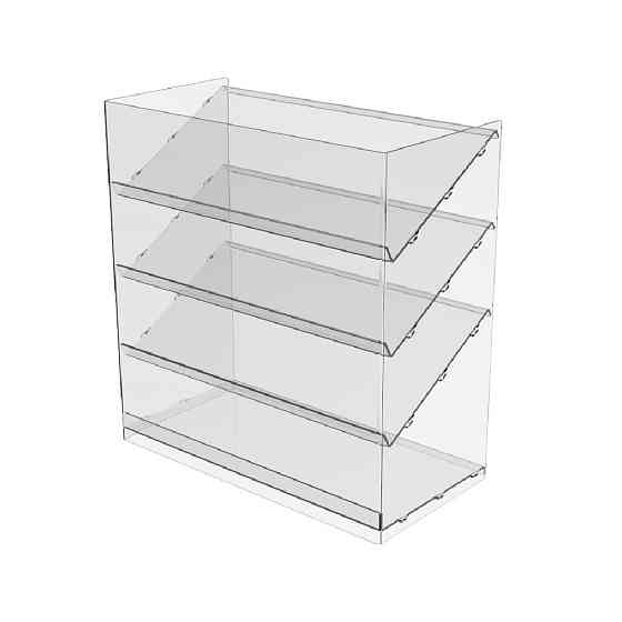 Підставка вітрина EKOSTAR 4 полиці 400х200х420 Київ