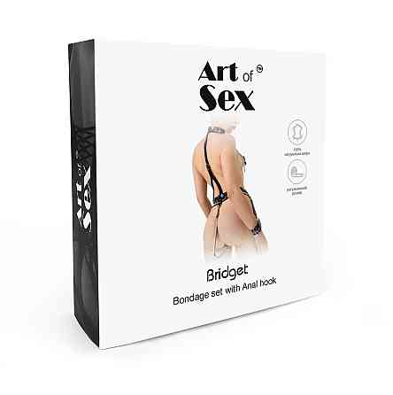Бондажний набір з металевим анальним гаком Art of Sex Bridget Bondage set with anal hook № 4 Sex Aura Київ