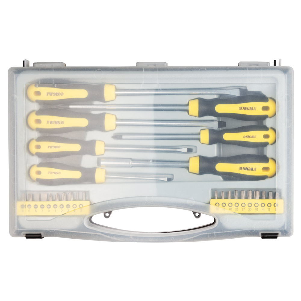 Sigma Набор отверток + биты 27шт CrV (кейс) SIGMA (4001061) Коломыя - изображение 6