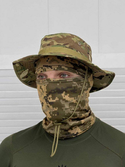 Панама чоловіча тактична маскувальна мультикам ДМ4267 Одеса - фото 4