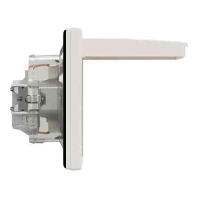 Розетка Schneider Electric ASFORA з кришкою IP44, крем (EPH3100323) Вінниця