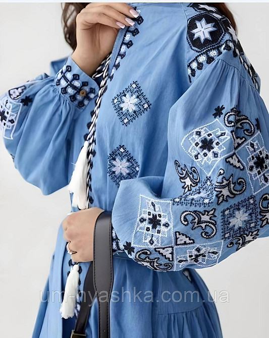 Жіноча вишита сукня Джинсова мрія Кривий Ріг - фото 2